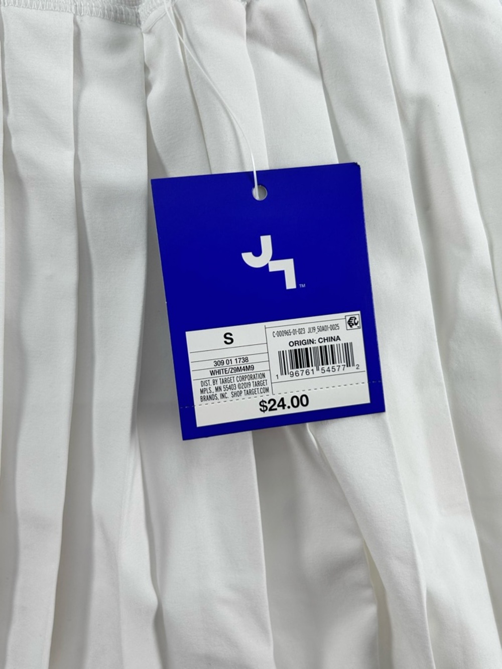 JoyLab White Pleated Tennis Skirt Women Size S Athletic Skort Preppy Activewear - Picture 6 of 7